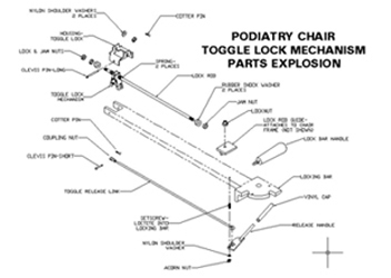 Exploded assembly drawing