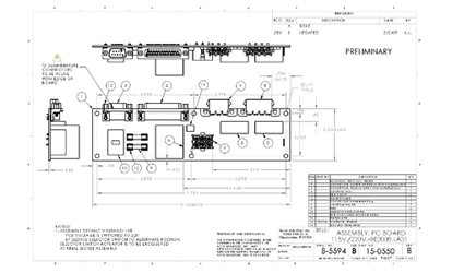 PC Board Drawing